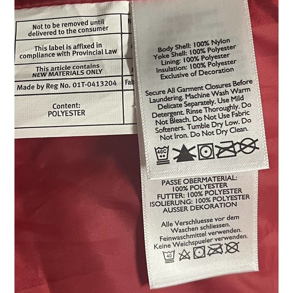 Eddie Bauer Puffer Vest Quilted Womens‎ Small Red Black Buffalo Plaid - Picture 8 of 8